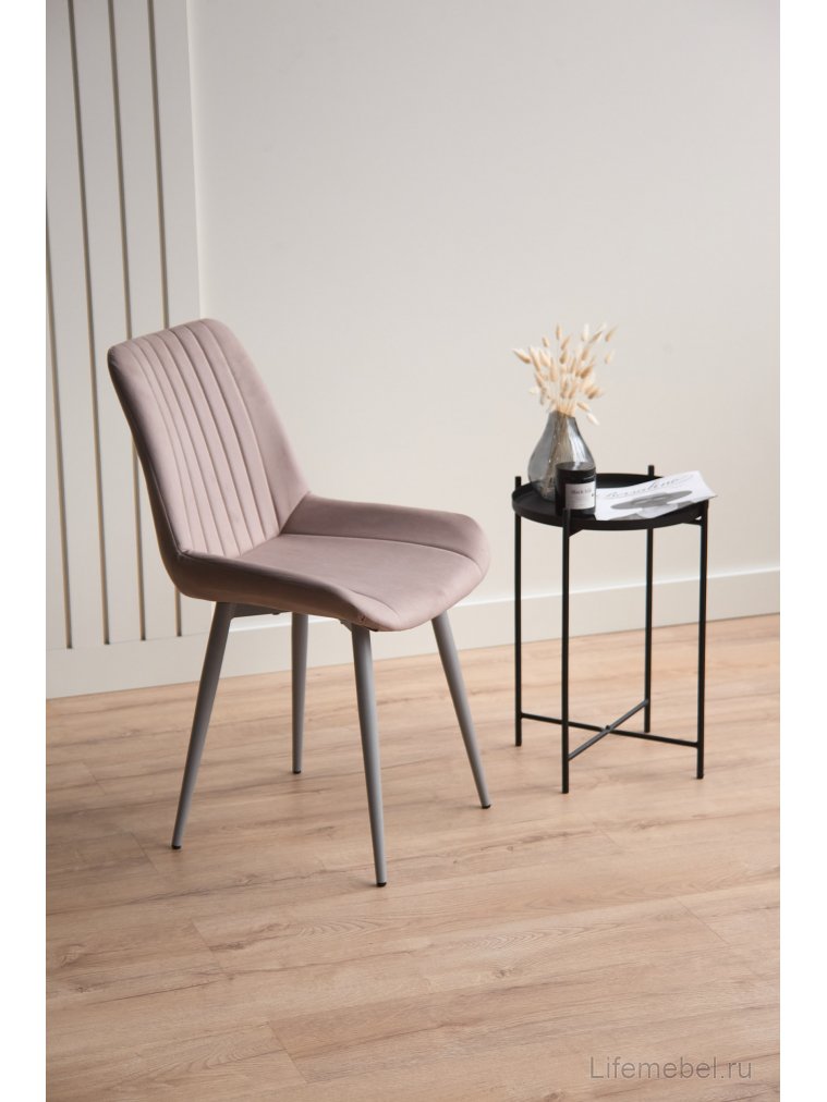 Стул на металлокаркасе Седа латте (zd 290) / серый