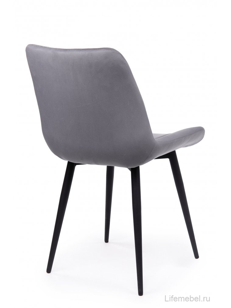 Стул на металлокаркасе Седа темно-серый (zd 995) / черный