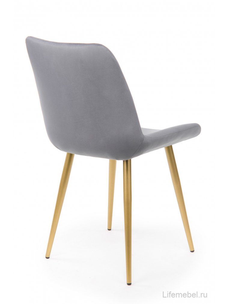 Стул на металлокаркасе Седа темно-серый (zd 995) / золотой