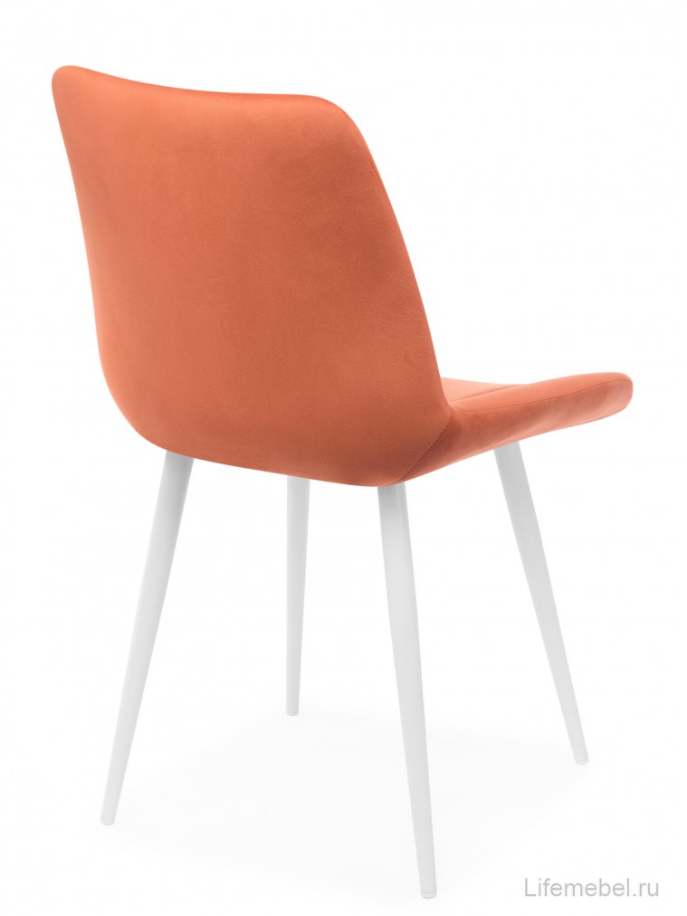 Стул на металлокаркасе Седа терракотовый (zd 432) / белый