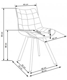 Стул на металлокаркасе K332