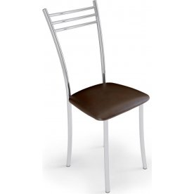 Стул на металлокаркасе Шоколад