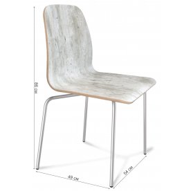 Стул на металлокаркасе SHT-ST10-1/S86