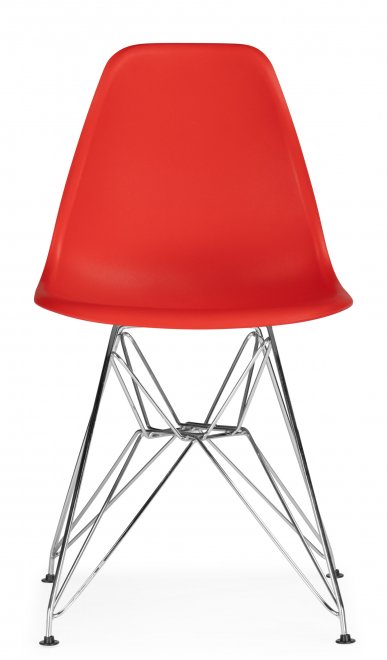 Стул на металлокаркасе SHT-ST29 / S100 красный / хром