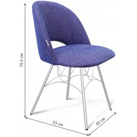 Стул на металлокаркасе SHT-ST34/S107