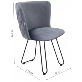 Стул на металлокаркасе SHT-ST36-3/S106