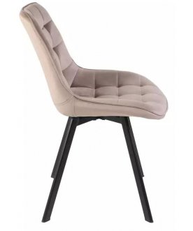 Стул на металлокаркасе Monti Velvet Bluvel 40