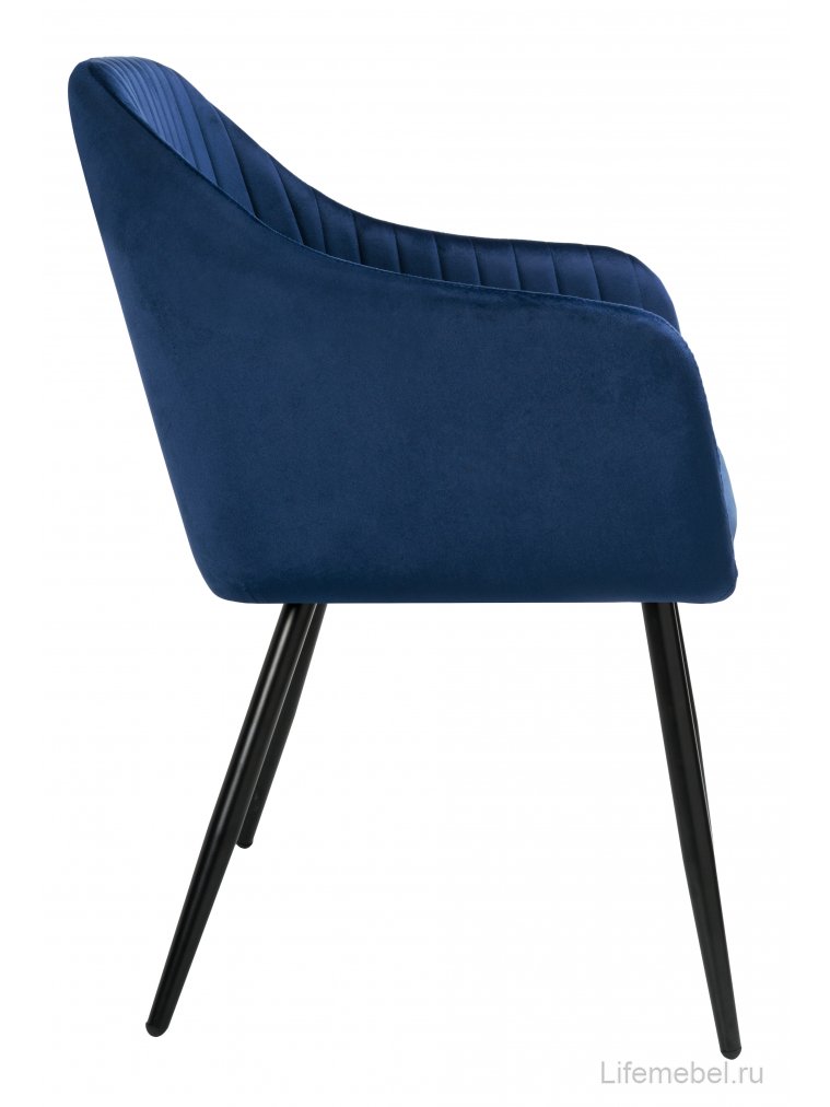 Стул на металлокаркасе Slam dark blue