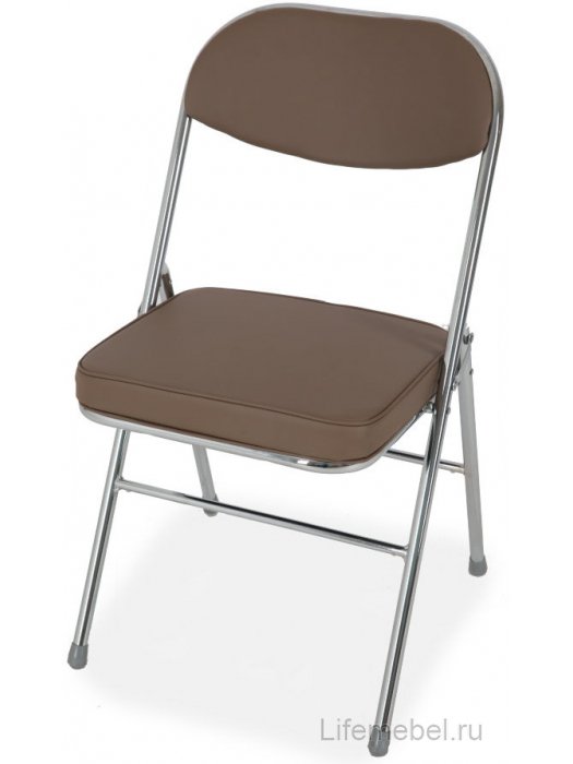 Стул на металлокаркасе S108 складной cappuccino (a42)