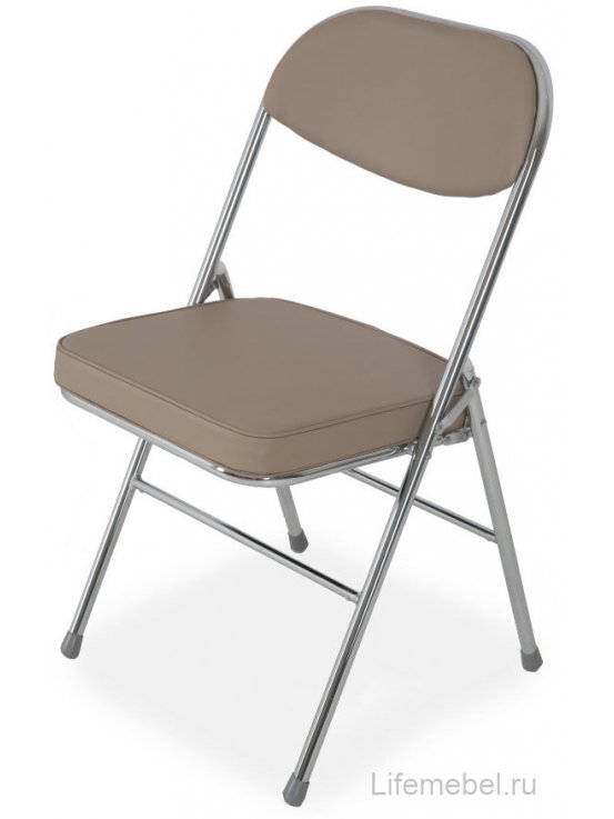 Стул на металлокаркасе S108 складной cappuccino (x90)