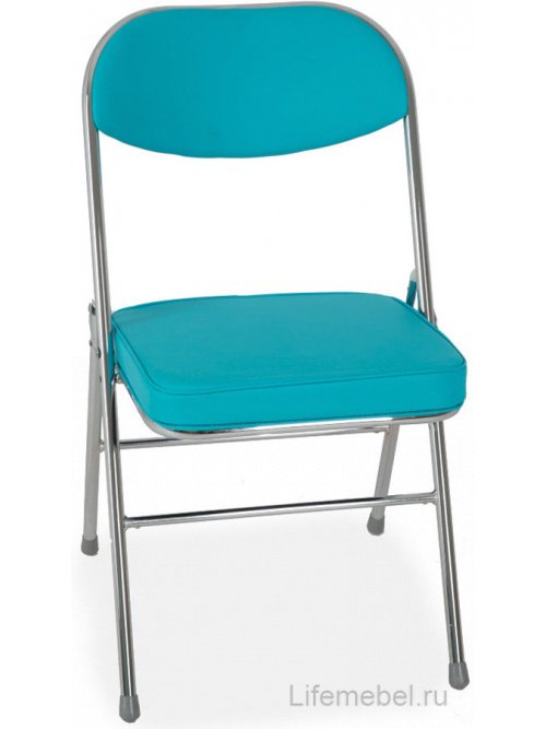 Стул на металлокаркасе S108 складной light sky