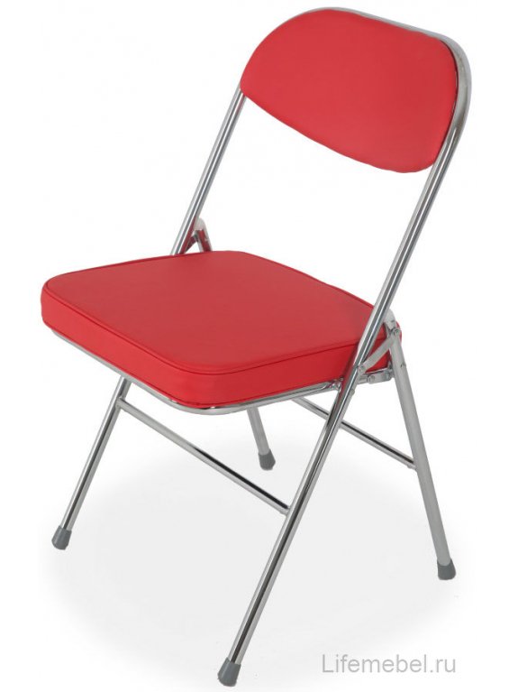 Стул на металлокаркасе S108 складной red (s20)