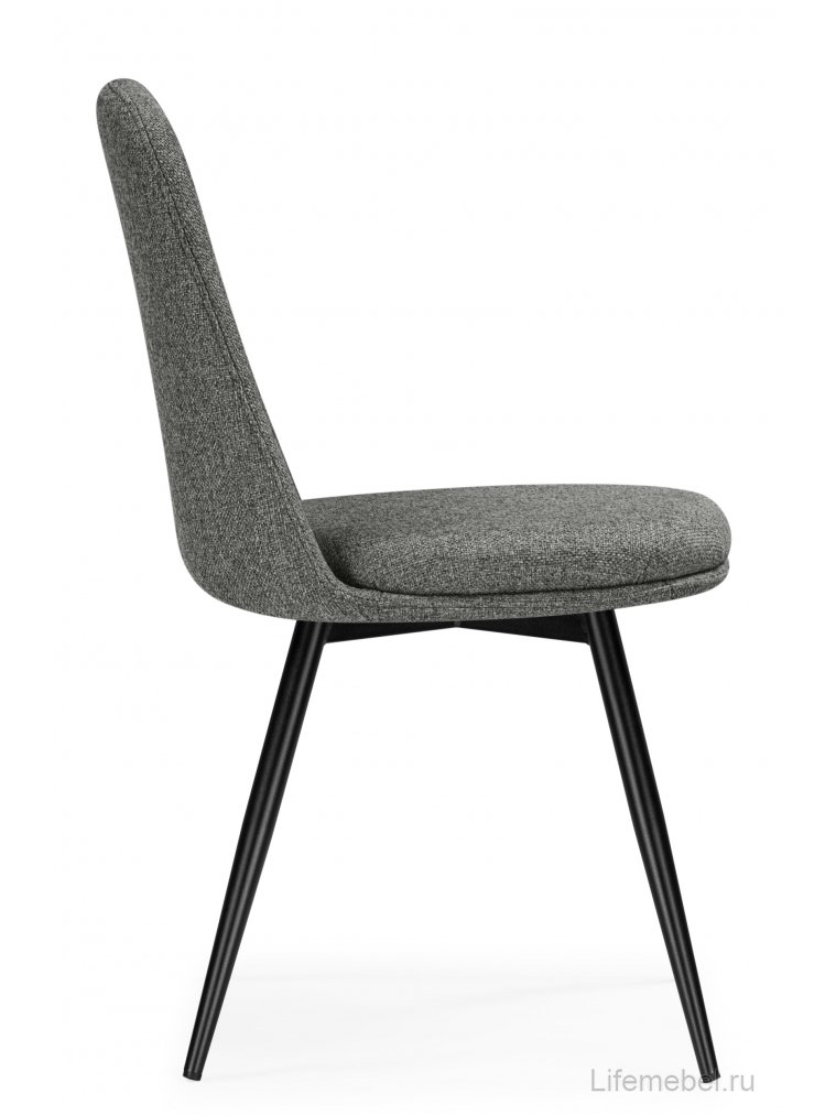 Стул на металлокаркасе Texas 1 поворотный светло-серый / черный