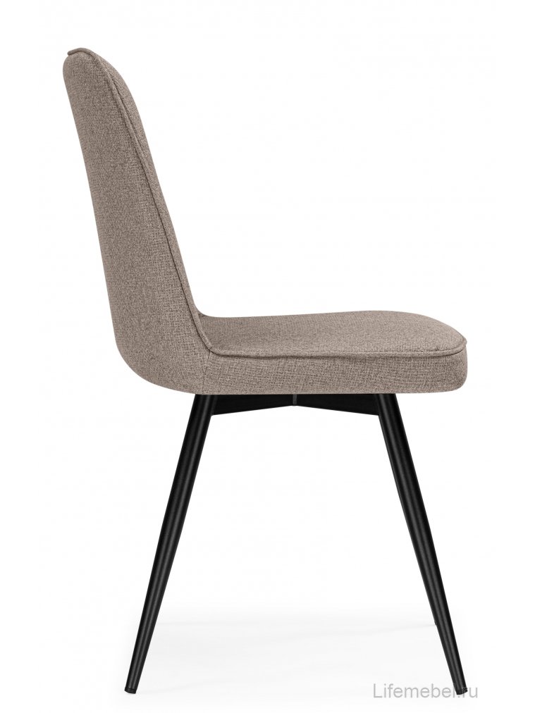 Стул на металлокаркасе Texas 3 поворотный светло-коричневый / черный