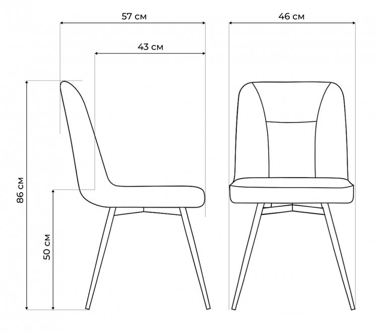 Стул на металлокаркасе Texas 3 поворотный светло-зеленый / черный
