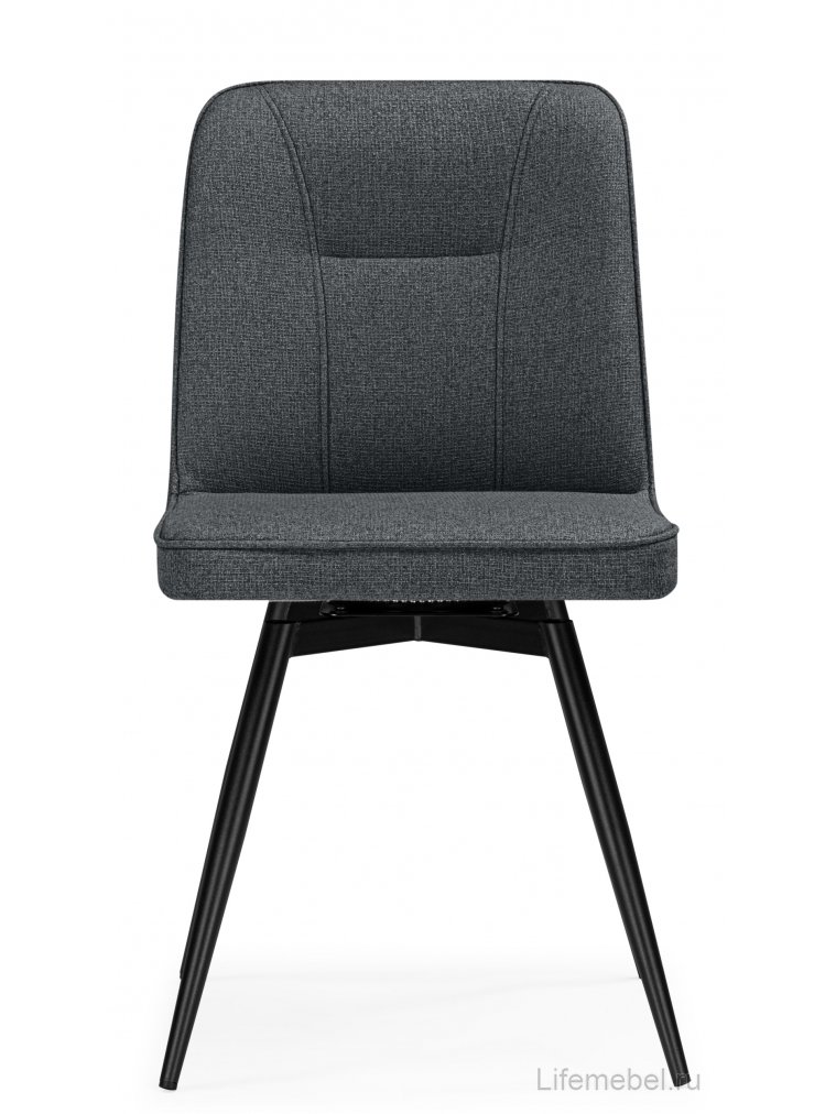 Стул на металлокаркасе Texas 3 поворотный темно-серый / черный