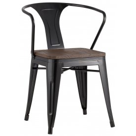 Стул на металлокаркасе Тиоли Арм Вуд