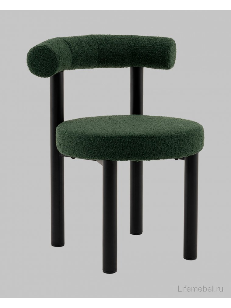 Стул на металлокаркасе Tomo зелёный