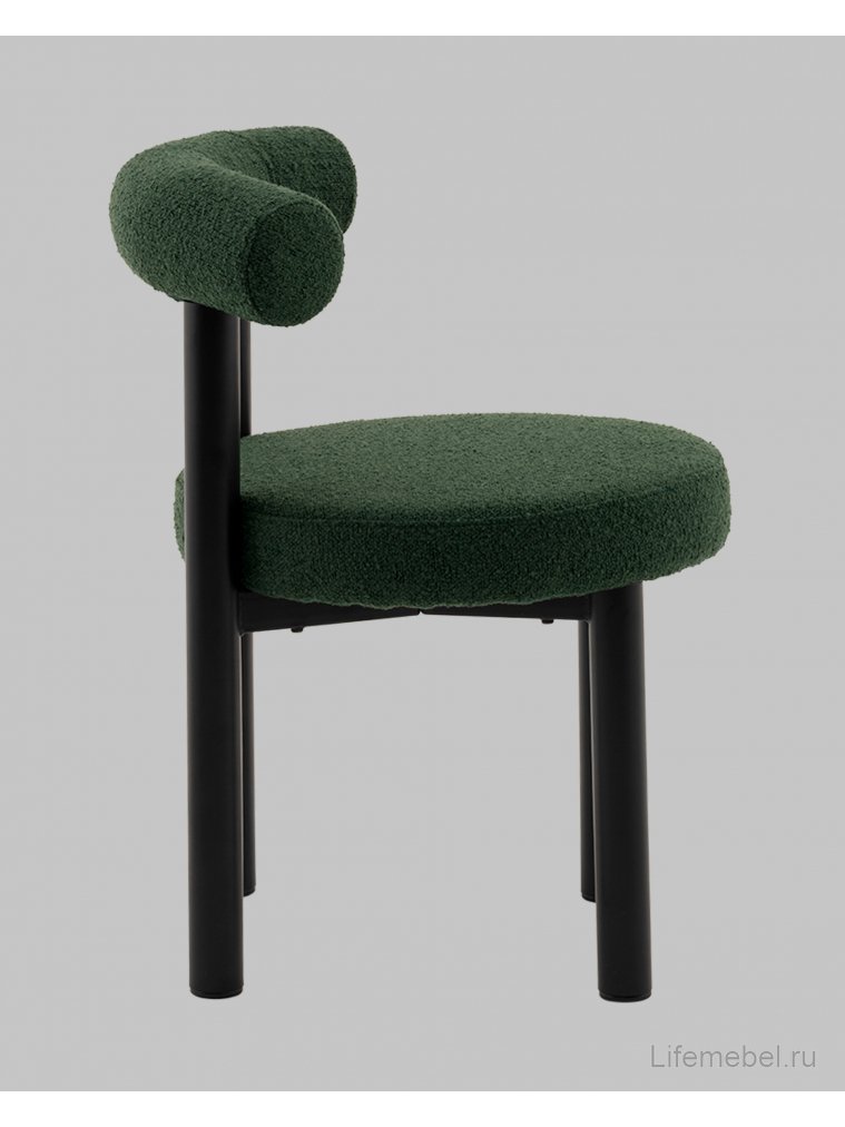 Стул на металлокаркасе Tomo зелёный