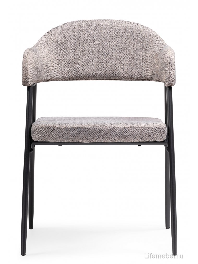 Стул на металлокаркасе Twin gray / black