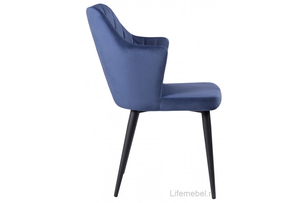 Стул на металлокаркасе Velen dark blue