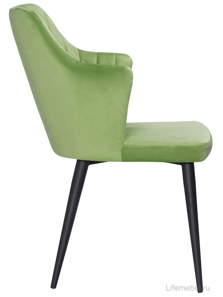 Стул на металлокаркасе Velen dark green