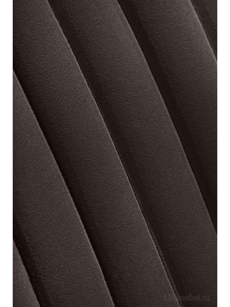 Стул на металлокаркасе Вейв коричневый GL 08 / черный каркас