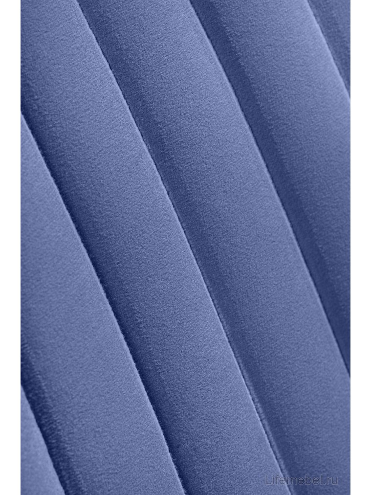 Стул на металлокаркасе Вейв синий ZD 754 / черный каркас