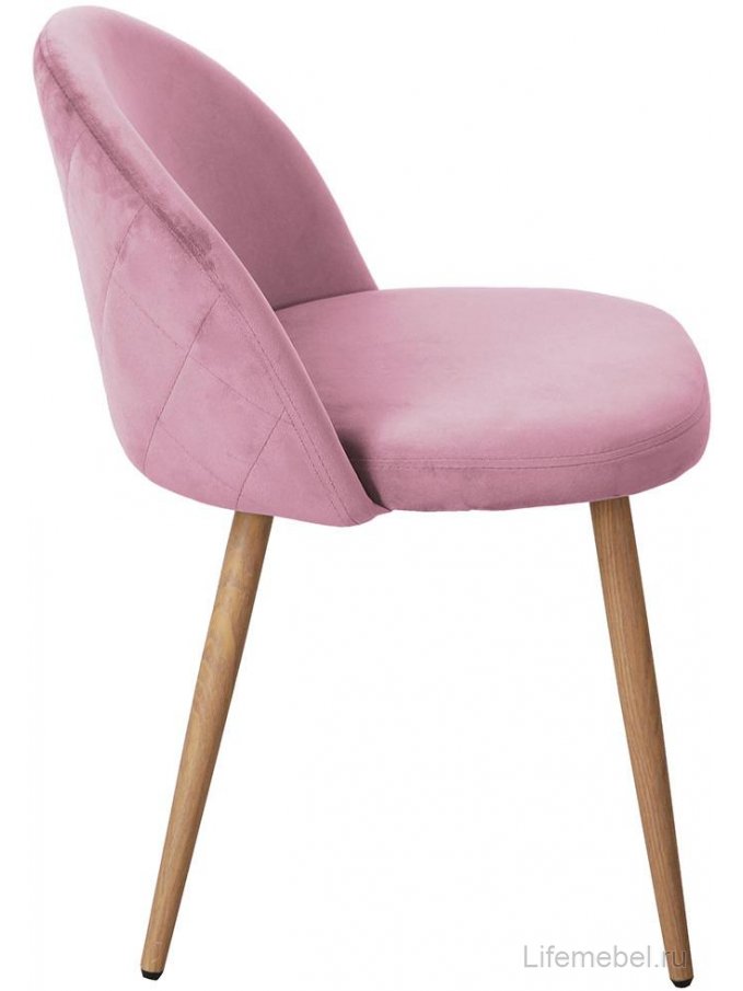 Стул на металлокаркасе Vivian пудровый