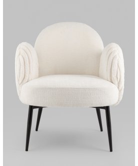 Дизайнерский стул Wave Stripes, букле белый