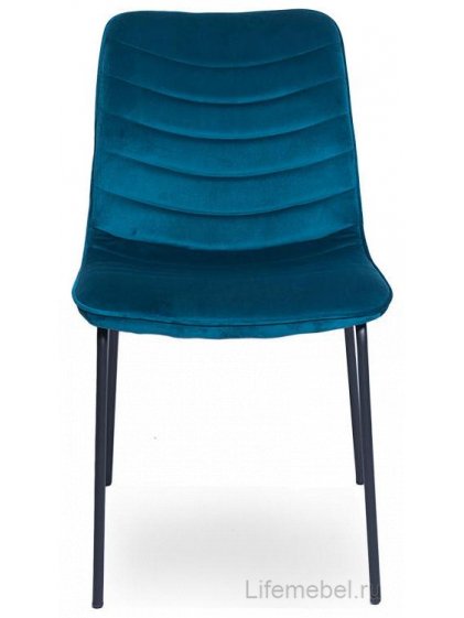 Стул на металлокаркасе Тревор бархат emerald 8167-64 / black