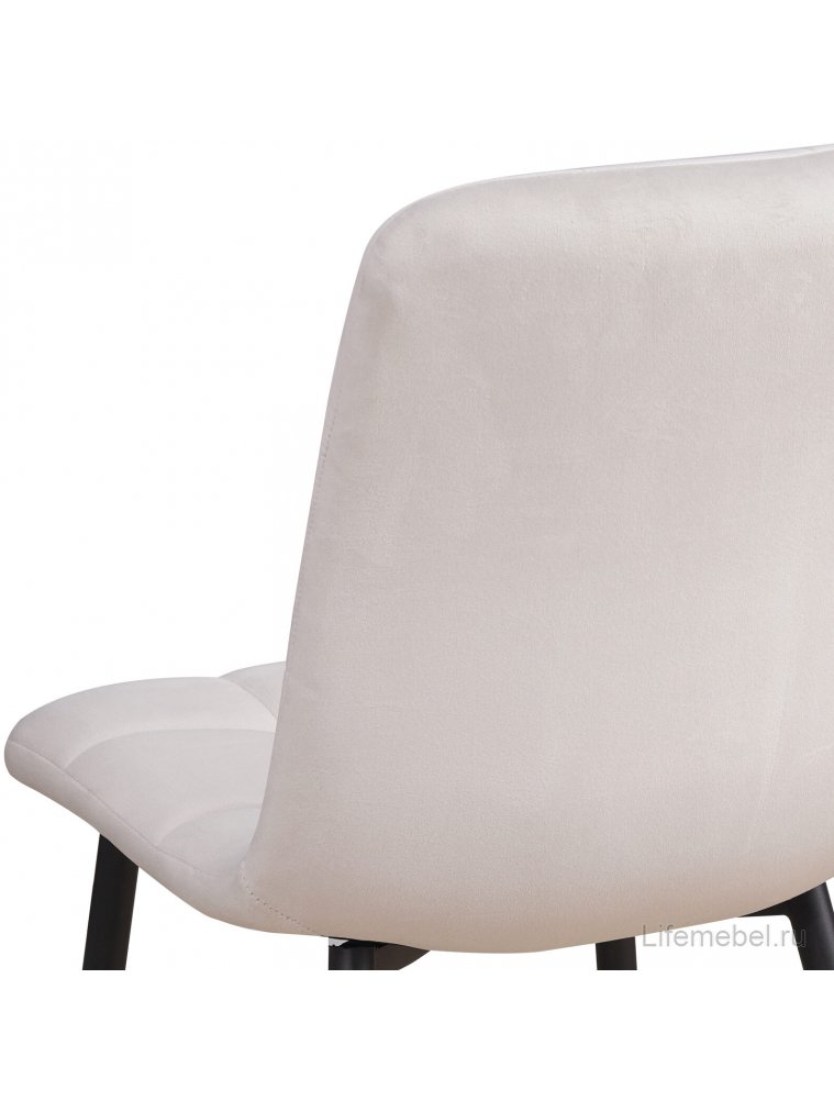 Стул на металлокаркасе Barcelona кремовый