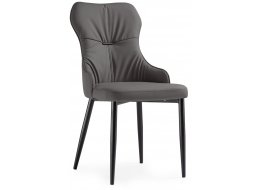 Стул на металлокаркасе Neli gray / black