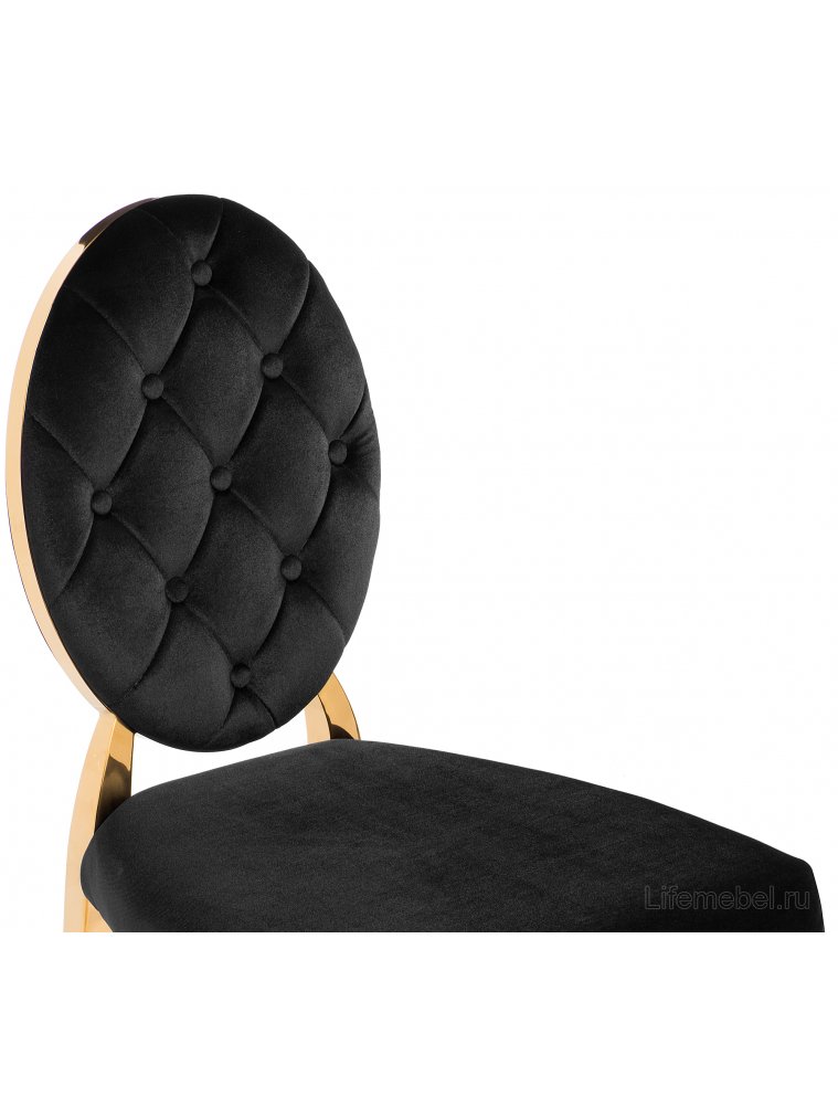 Стул Odda черный / золотой