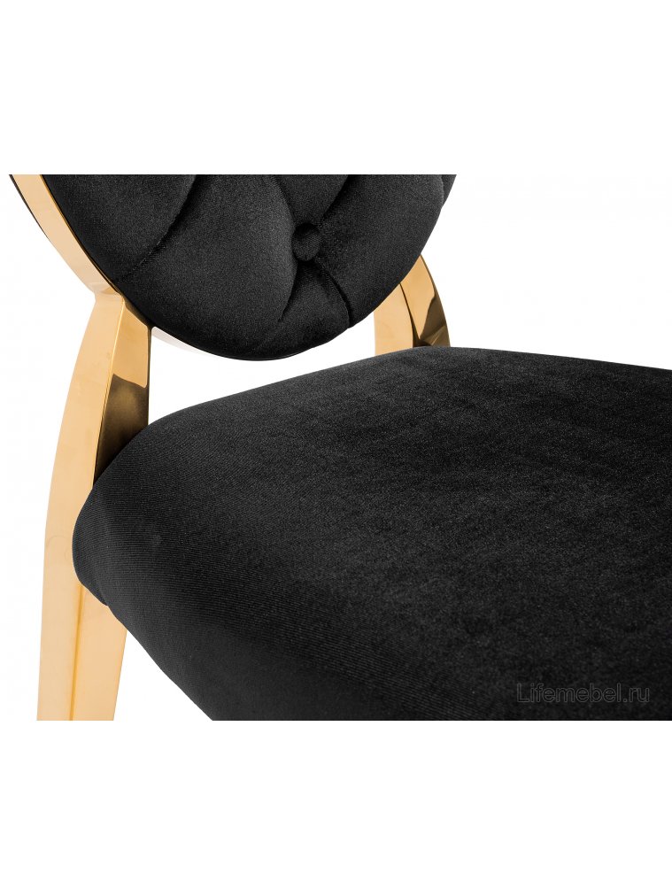 Стул Odda черный / золотой