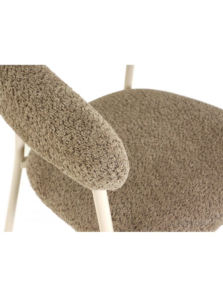 Стул на металлокаркасе Salma коричневый