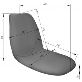 Стул на металлокаркасе Sheffilton SHT-ST29-С1 / S37-1