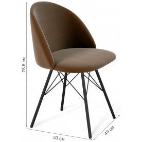 Стул на металлокаркасе Sheffilton SHT-ST35 / S37-1