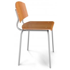 Стул SHT-S43 хром лак / ольха