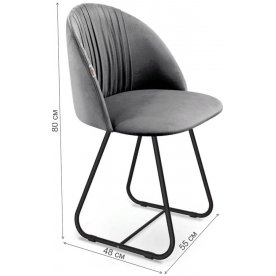 Стул на металлокаркасе SHT-ST35-1/S38