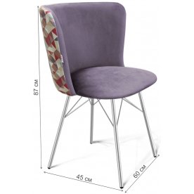 Стул на металлокаркасе SHT-ST36-4/S64