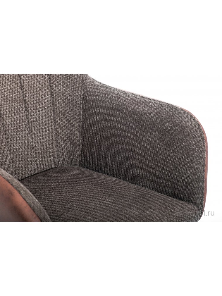 Стул Stef grey / dark red