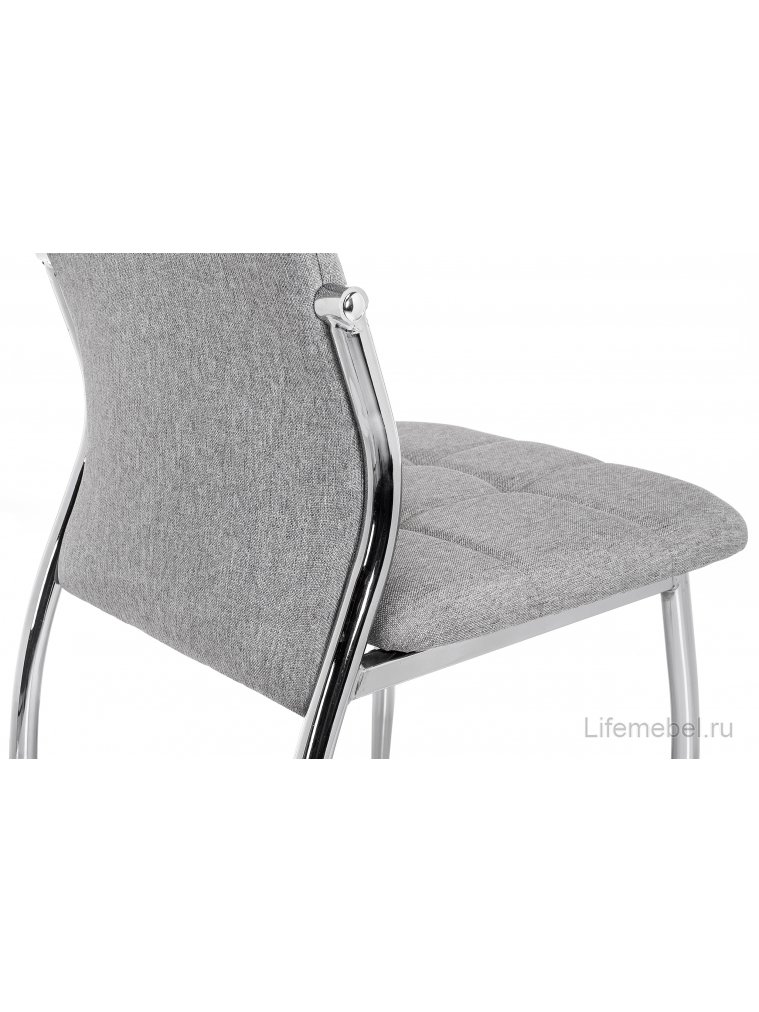 Стул на металлокаркасе Farini светло-серый / хром