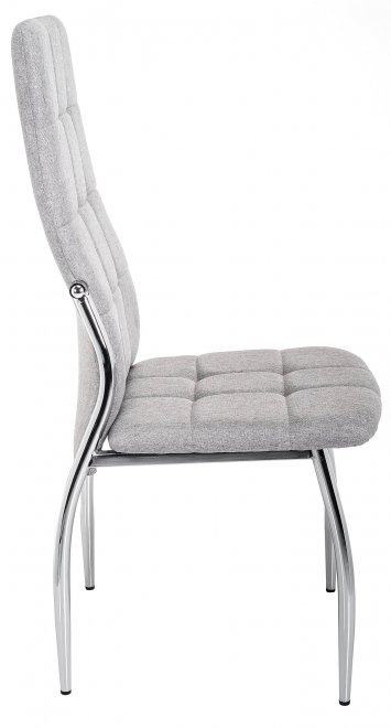 Стул на металлокаркасе Farini светло-серый / хром