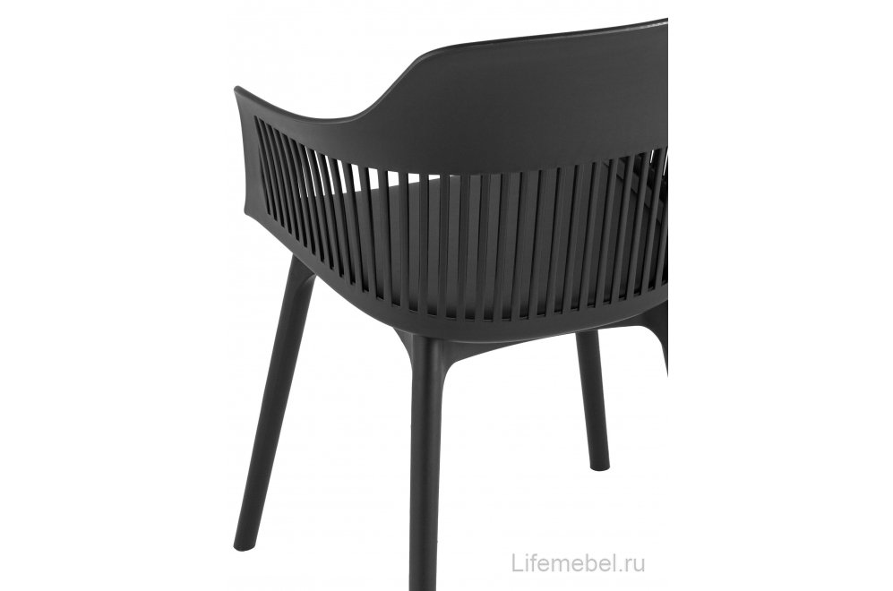 Пластиковое кресло Крокус черное