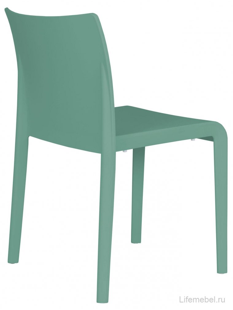 Пластиковый стул Turn зеленый