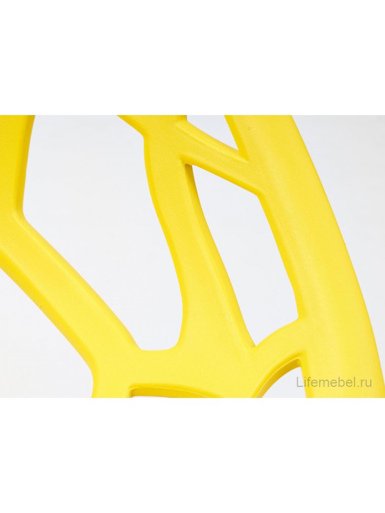 Пластиковый стул Bush mod. 017 желтый