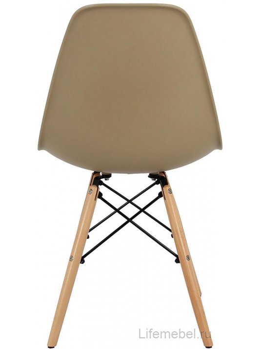 Пластиковый стул Eames латте