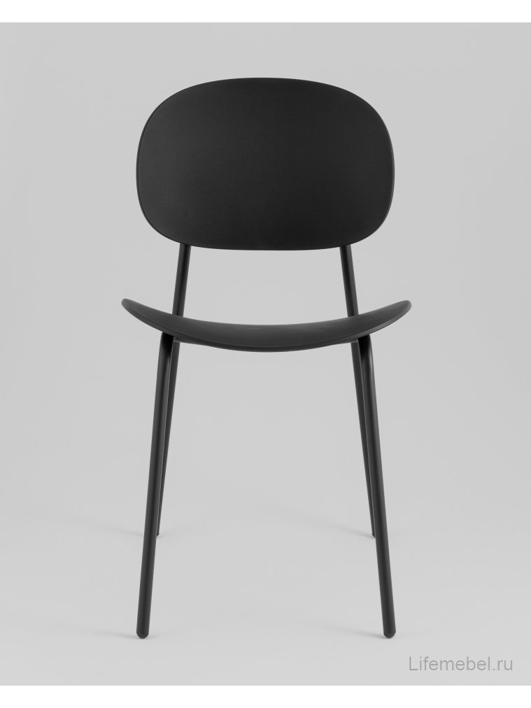 Пластиковый стул Эвия, пластик черный