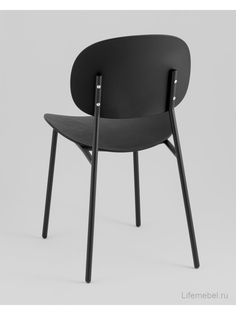Пластиковый стул Эвия, пластик черный